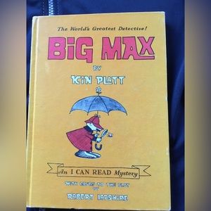 Big Max First Edition 1965 Vintage Book By Kin Platt